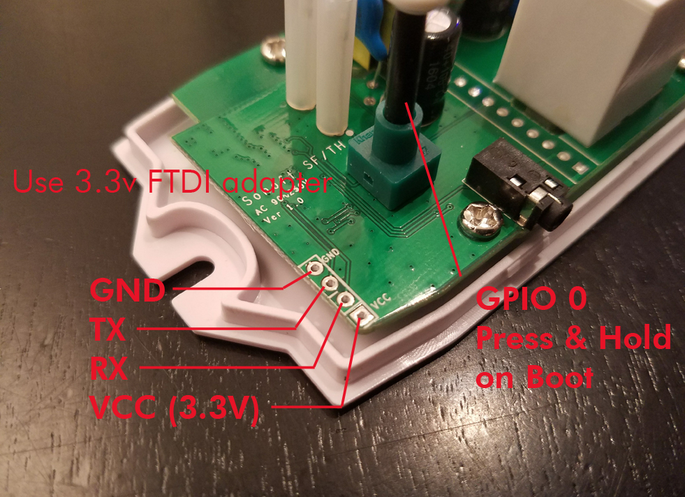 Sonoff TH10/TH16 Relay wire diagram template 